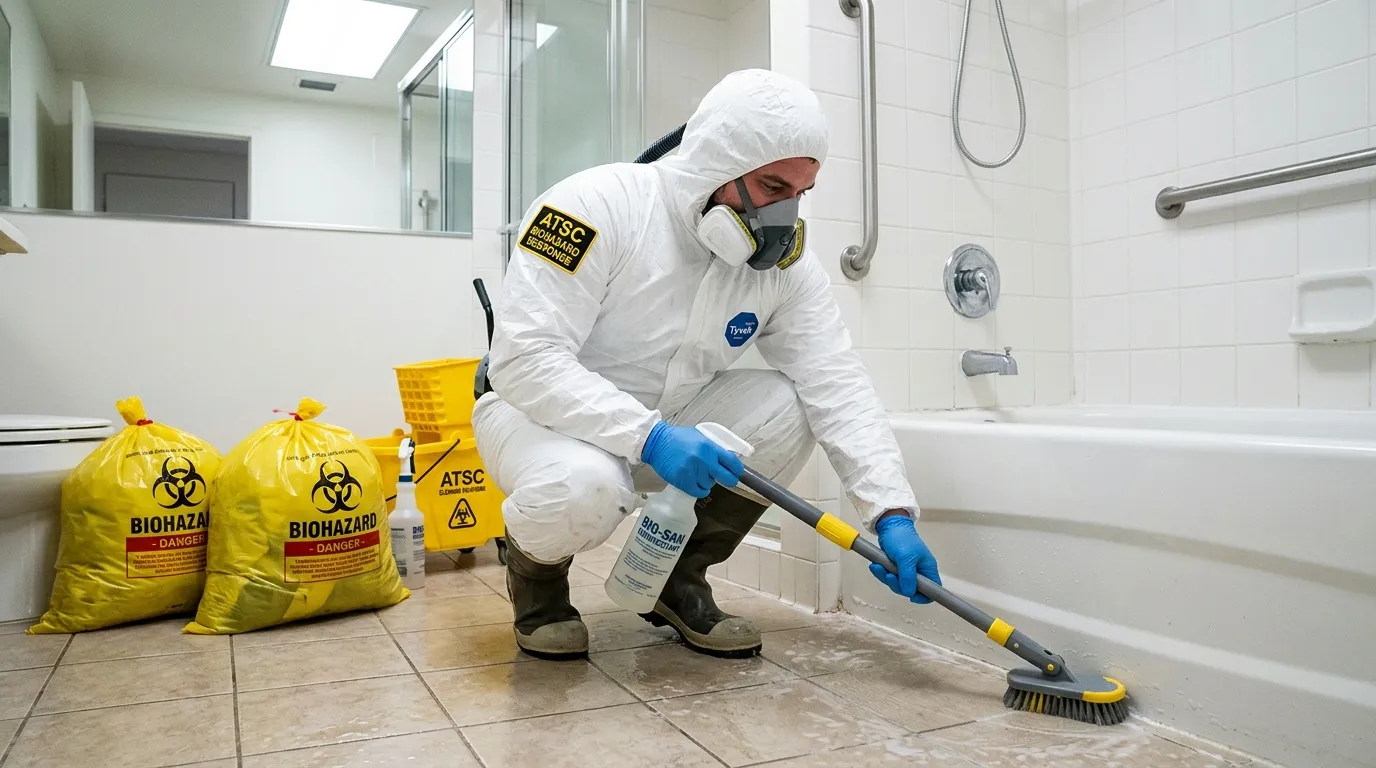 Decontamination equipment deployed for Blood Cleanup in Las Flores